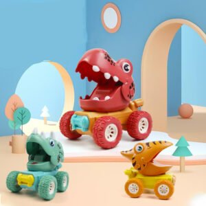 Dinosaur Push Car Sliding Animal Toy Car Fun & Educational for Toddlers